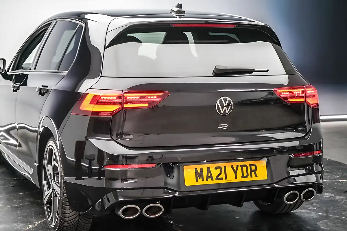 Used 2021 Volkswagen Golf R Black - Interior and Exterior details 12