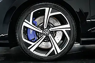 Used 2021 Volkswagen Golf R Black - Interior and Exterior details 19