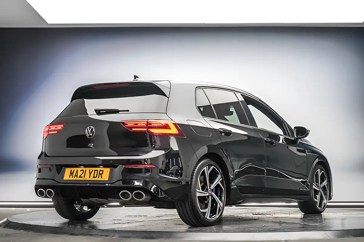 Used 2021 Volkswagen Golf R Black - Interior and Exterior details 3