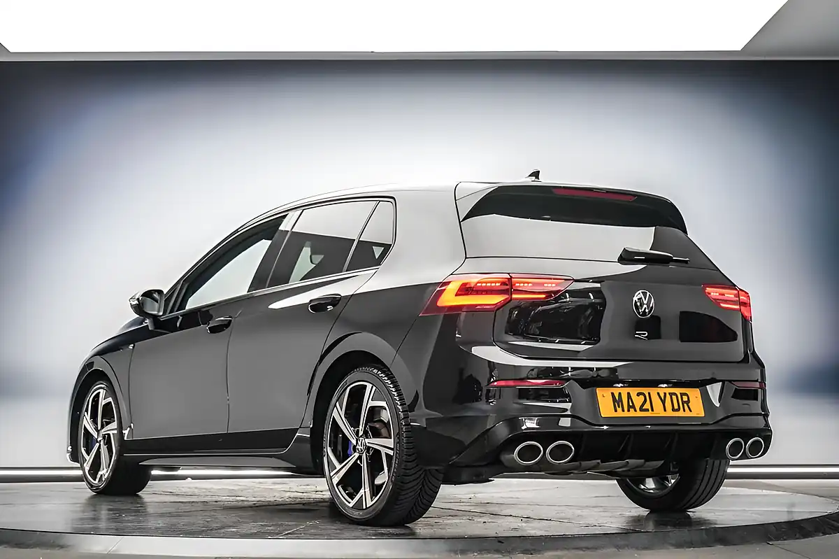 Used 2021 Volkswagen Golf R Black - Interior and Exterior details 7