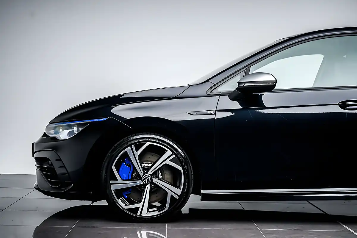 Used 2021 Volkswagen Golf R Black - Interior and Exterior details 11
