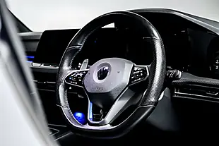 Used 2021 Volkswagen Golf R Black - Interior and Exterior details 14
