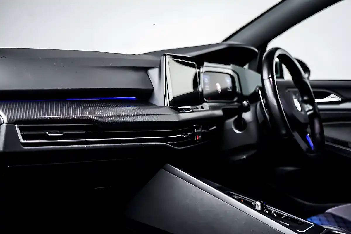 Used 2021 Volkswagen Golf R Black - Interior and Exterior details 15