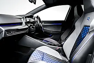 Used 2021 Volkswagen Golf R Black - Interior and Exterior details 7