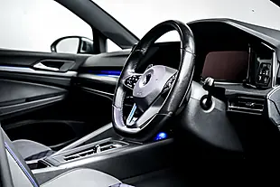 Used 2021 Volkswagen Golf R Black - Interior and Exterior details 9