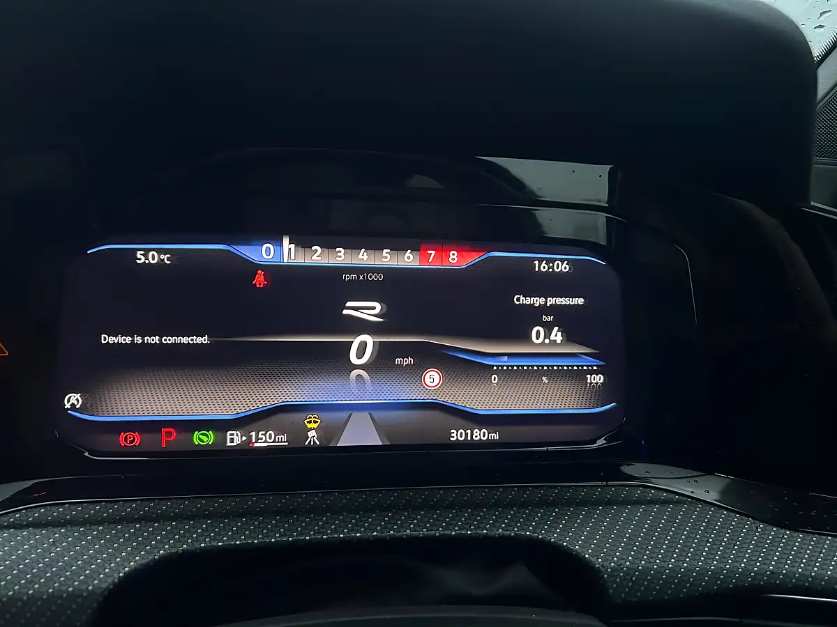 Used 2021 Volkswagen Golf R Black - Interior and Exterior details 15