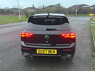Used 2021 Volkswagen Golf R Black - Interior and Exterior details 8