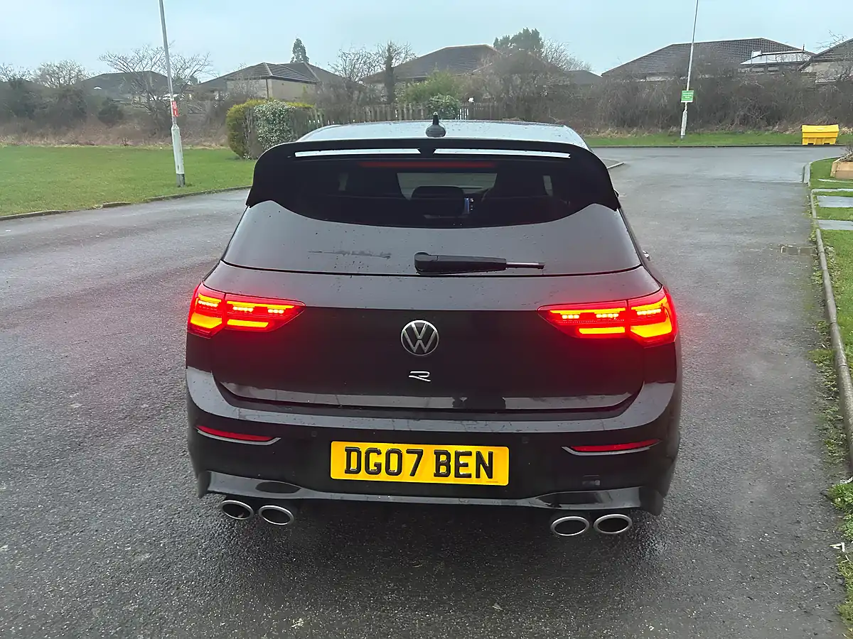 Used 2021 Volkswagen Golf R Black - Interior and Exterior details 8