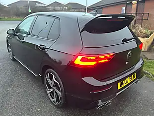 Used 2021 Volkswagen Golf R Black - Interior and Exterior details 9