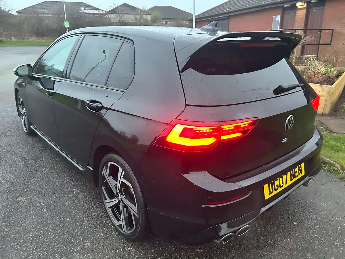 Used 2021 Volkswagen Golf R Black - Interior and Exterior details 9