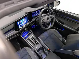 Used 2021 Volkswagen Golf R Blue - Interior and Exterior details 11