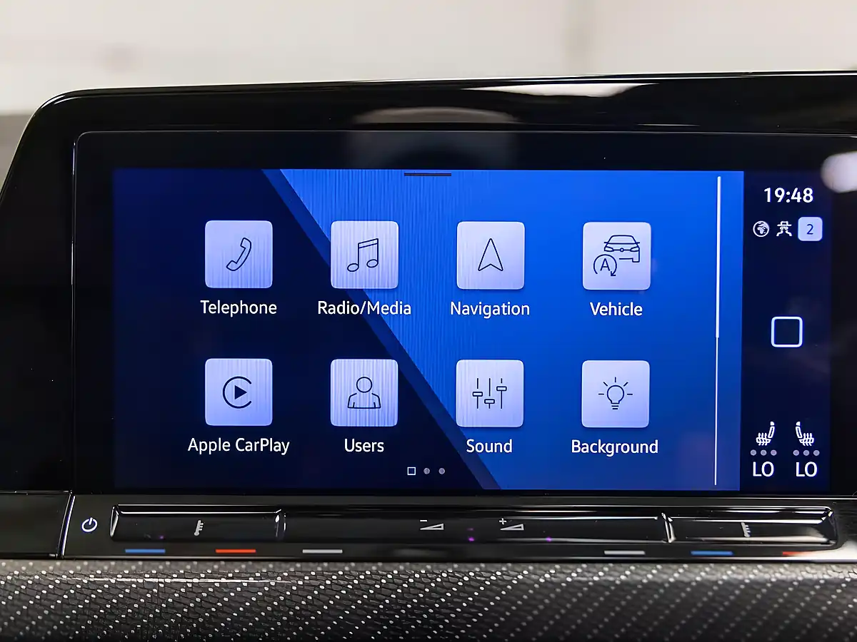 Used 2021 Volkswagen Golf R Blue - Interior and Exterior details 16