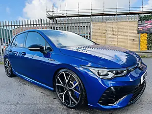 Used 2021 Volkswagen Golf R Blue - Interior and Exterior details 6