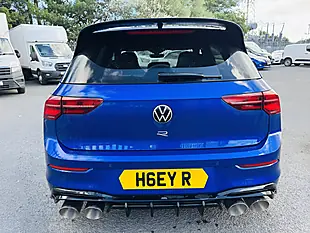 Used 2021 Volkswagen Golf R Blue - Interior and Exterior details 9