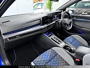 Used 2021 Volkswagen Golf R Blue - Interior and Exterior details 11