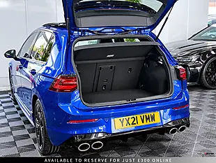 Used 2021 Volkswagen Golf R Blue - Interior and Exterior details 16