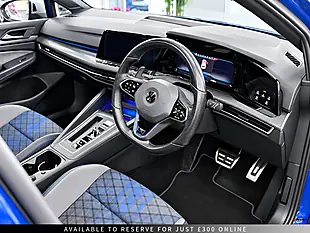 Used 2021 Volkswagen Golf R Blue - Interior and Exterior details 19