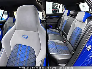 Used 2021 Volkswagen Golf R Blue - Interior and Exterior details 4