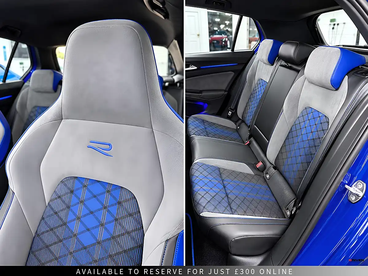 Used 2021 Volkswagen Golf R Blue - Interior and Exterior details 4