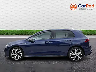 Used 2021 Volkswagen Golf R-Line Blue - Interior and Exterior details 14