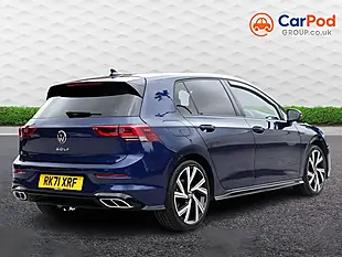 Used 2021 Volkswagen Golf R-Line Blue - Interior and Exterior details 4