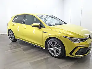 Used 2021 Volkswagen Golf R-Line Lime Yellow - Interior and Exterior details 5