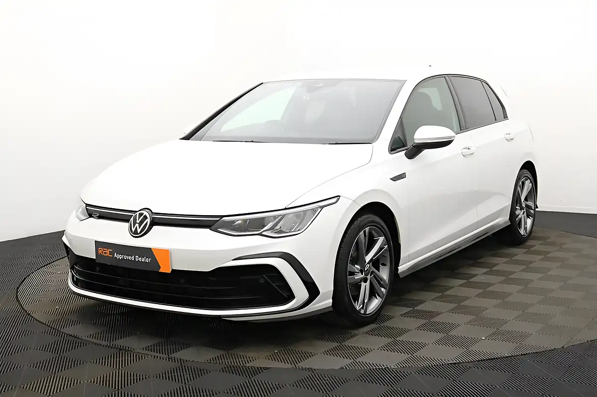 Used 2021 Volkswagen Golf R-Line White - Interior and Exterior details 6