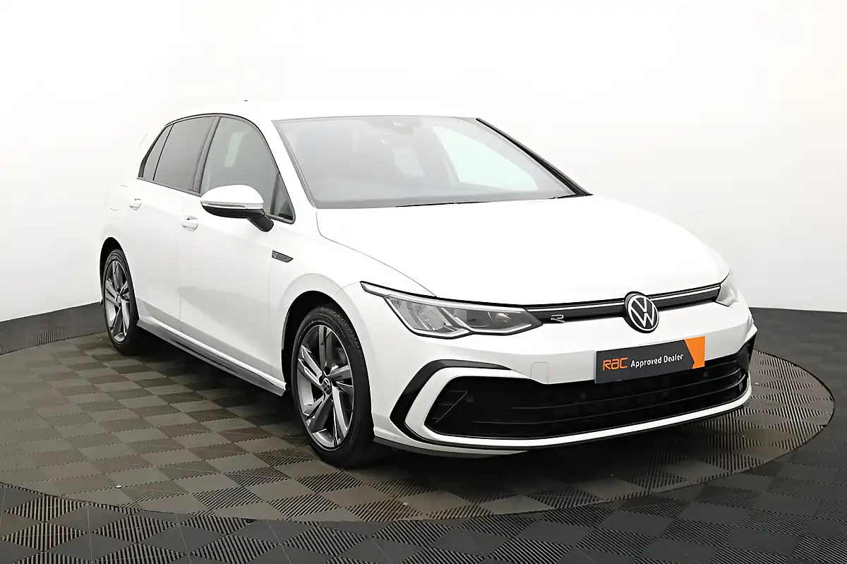 Used 2021 Volkswagen Golf R-Line White - Interior and Exterior details 8