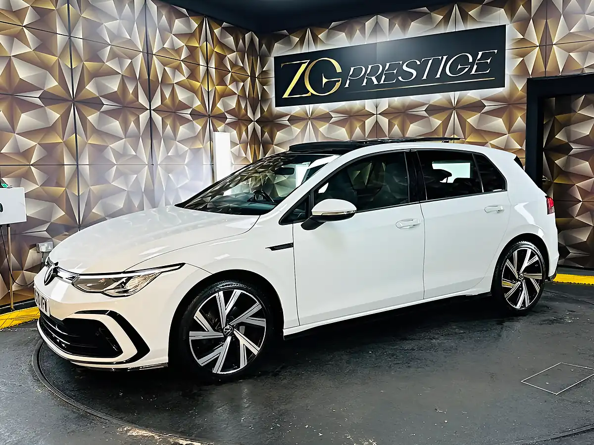Used 2021 Volkswagen Golf R-Line White - Interior and Exterior details 13