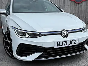 Used 2021 Volkswagen Golf R White - Interior and Exterior details 9