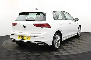 Used 2021 Volkswagen Golf Style White - Interior and Exterior details 4