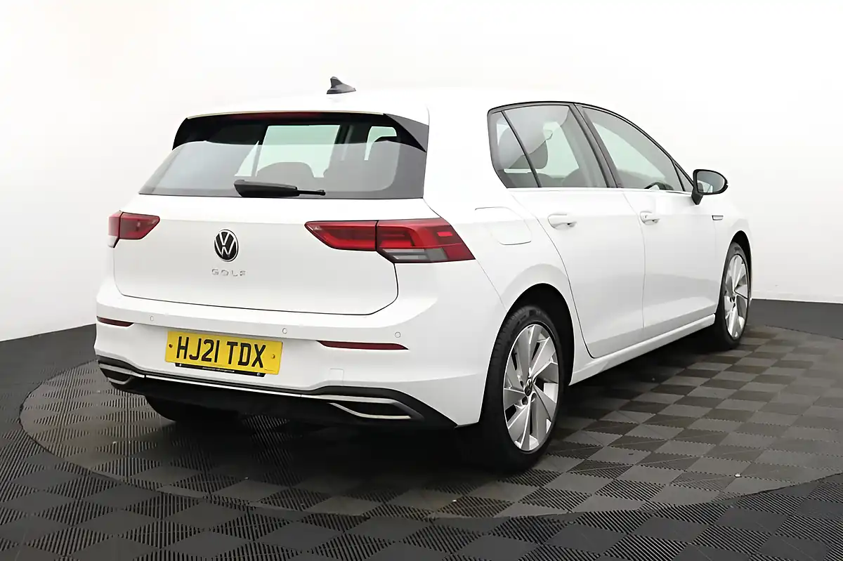 Used 2021 Volkswagen Golf Style White - Interior and Exterior details 4