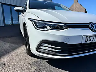 Used 2021 Volkswagen Golf Style White - Interior and Exterior details 7