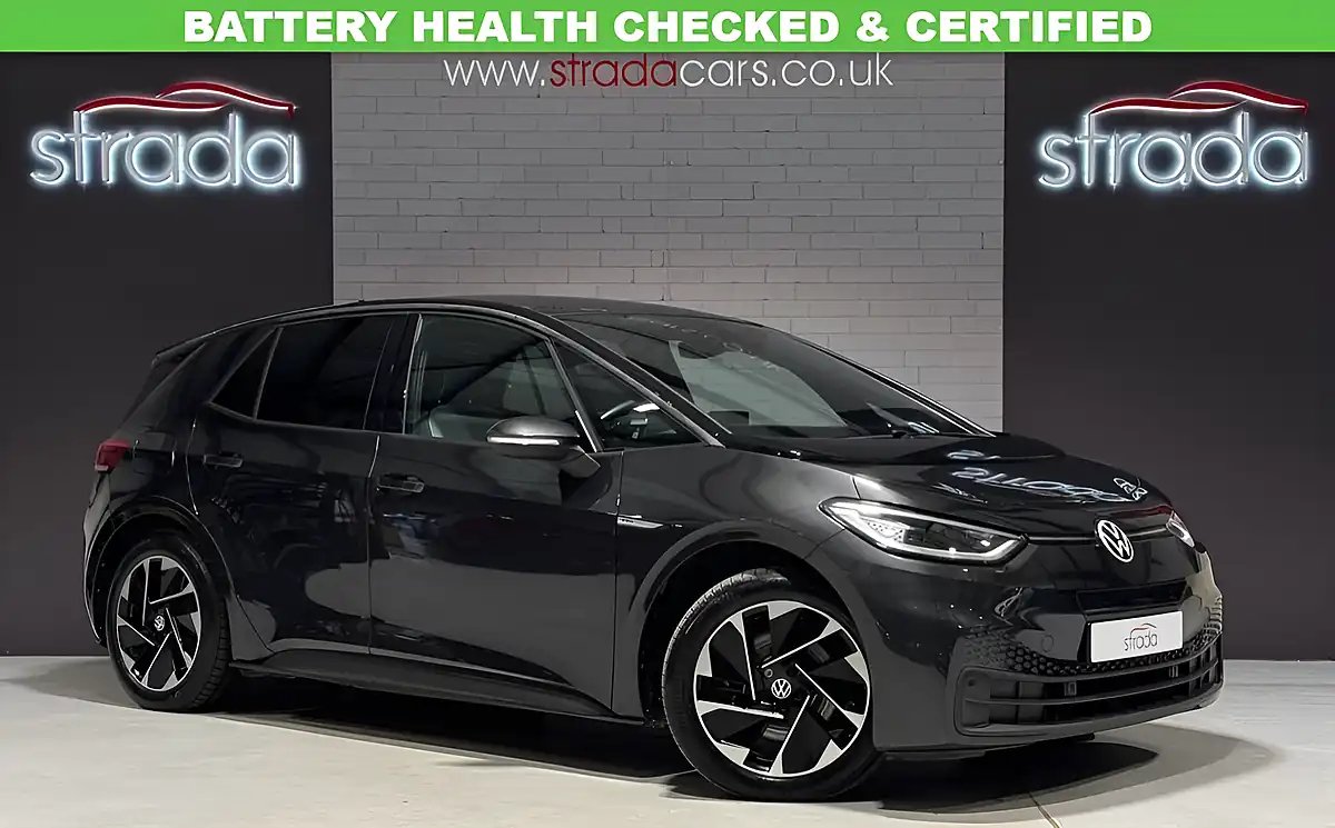 Used 2021 Volkswagen ID.3 Pro Family Grey - Front View