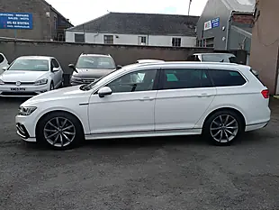 Used 2021 Volkswagen Passat R-Line White - Interior and Exterior details 3