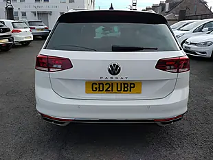 Used 2021 Volkswagen Passat R-Line White - Interior and Exterior details 6