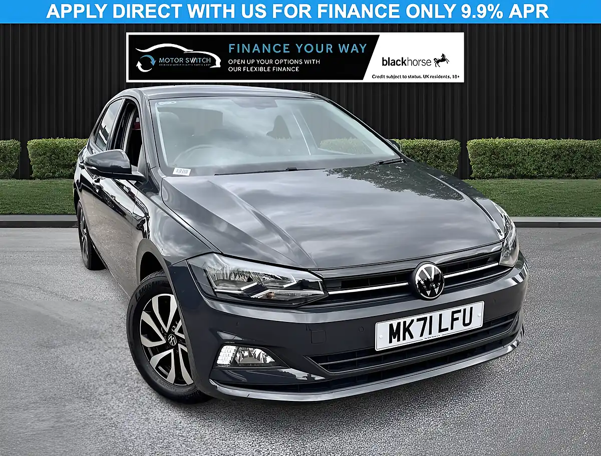 Used 2021 Volkswagen Polo Active Grey - Front View