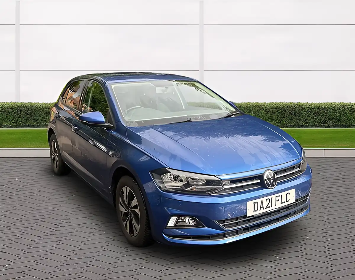 Used 2021 Volkswagen Polo Match Evo Blue - Front View