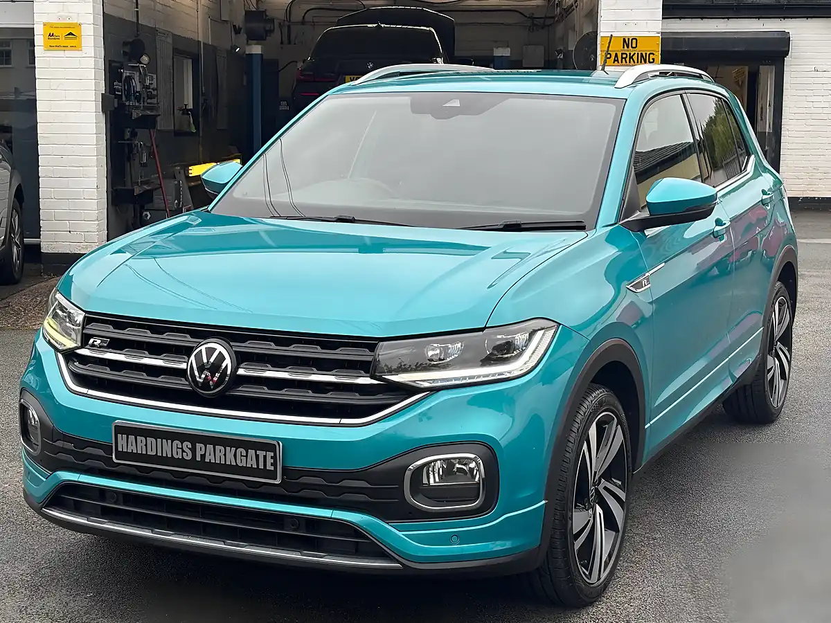 Used 2021 Volkswagen T-Cross R-Line Makena Turquoise Pearl - Interior and Exterior details 15