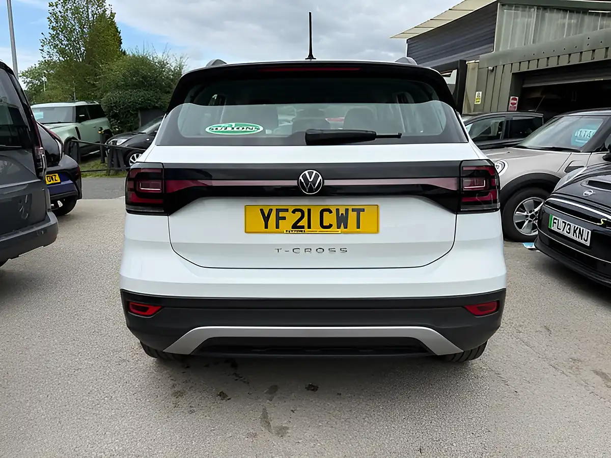 Used 2021 Volkswagen T-Cross Se White - Interior and Exterior details 6