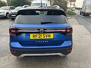 Used 2021 Volkswagen T-Cross Sel Blue - Interior and Exterior details 15