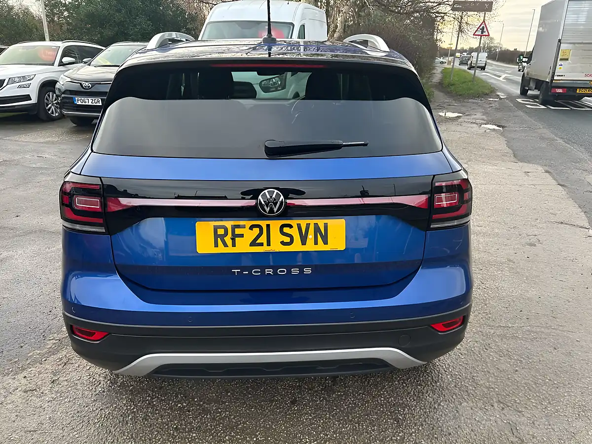 Used 2021 Volkswagen T-Cross Sel Blue - Interior and Exterior details 15