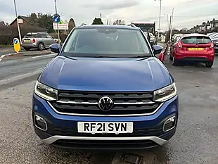 Used 2021 Volkswagen T-Cross Sel Blue - Interior and Exterior details 16