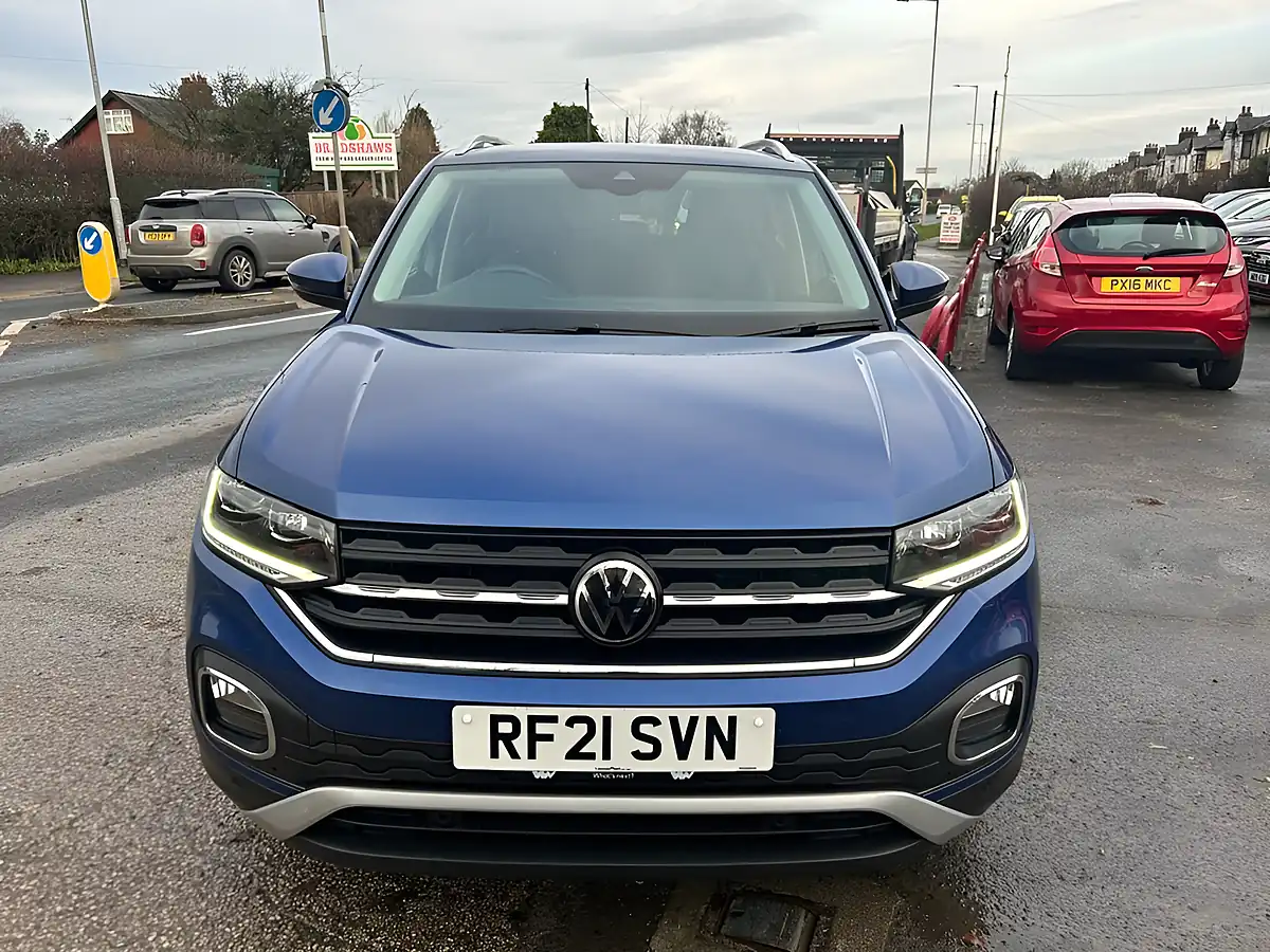 Used 2021 Volkswagen T-Cross Sel Blue - Interior and Exterior details 16