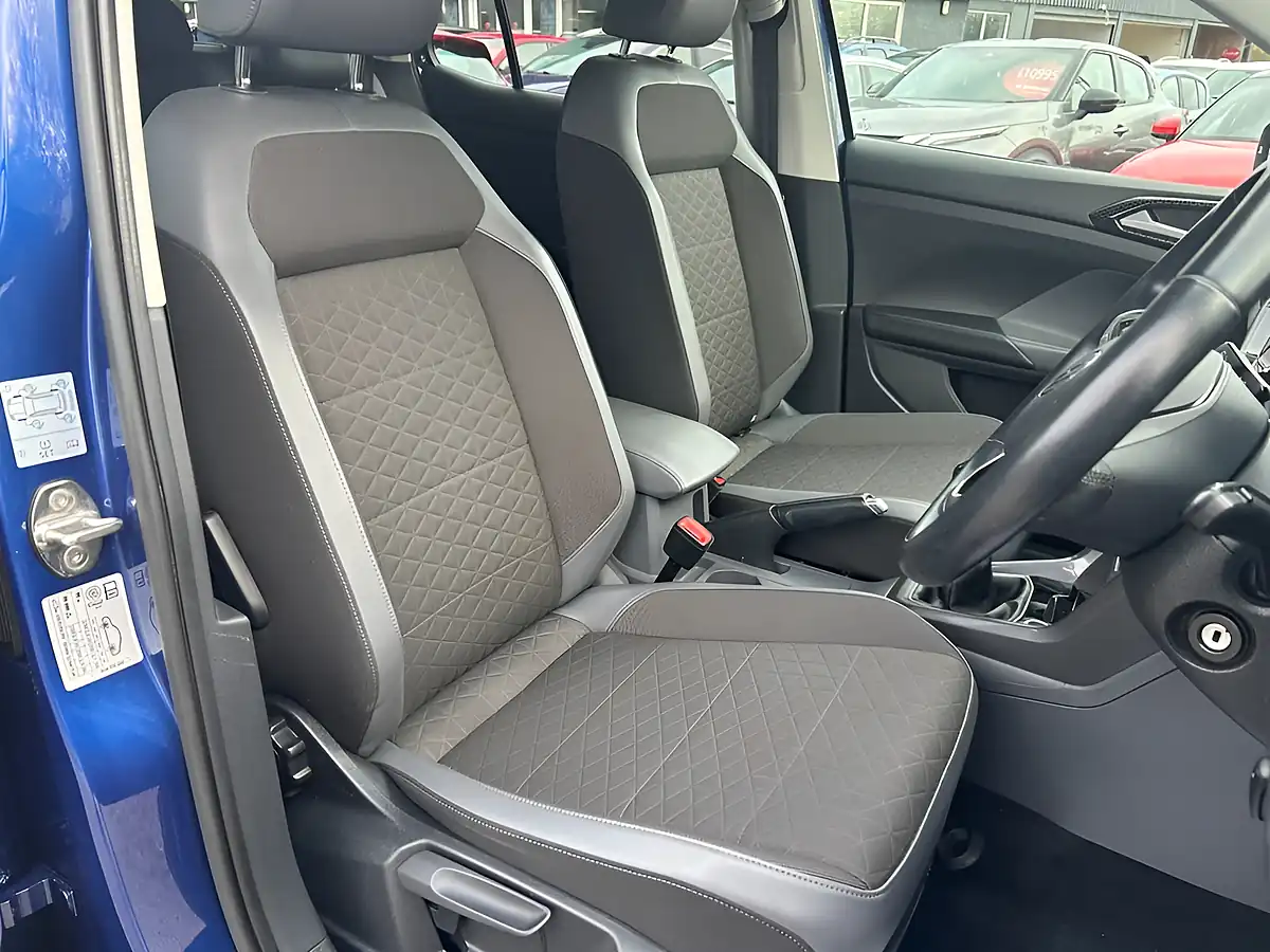 Used 2021 Volkswagen T-Cross Sel Blue - Interior and Exterior details 3