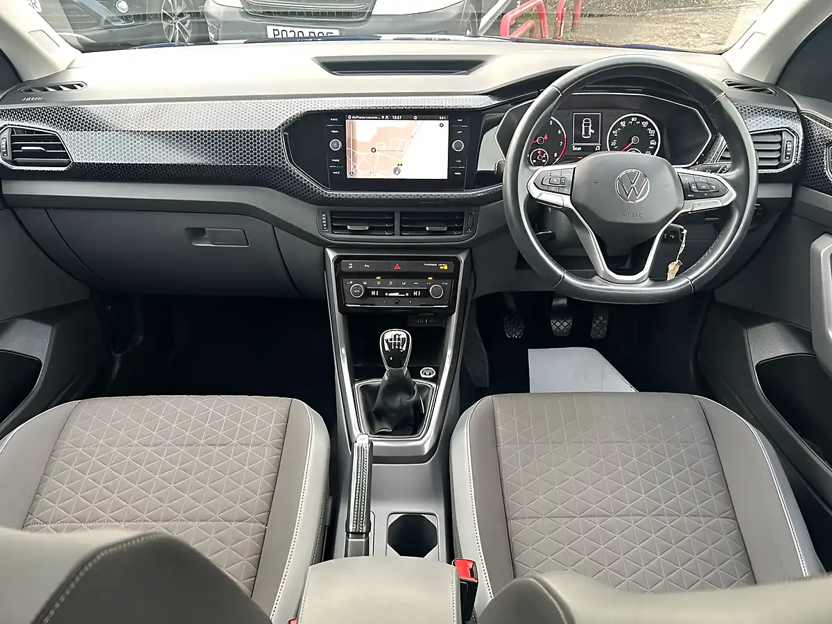 Used 2021 Volkswagen T-Cross Sel Blue - Interior and Exterior details 5