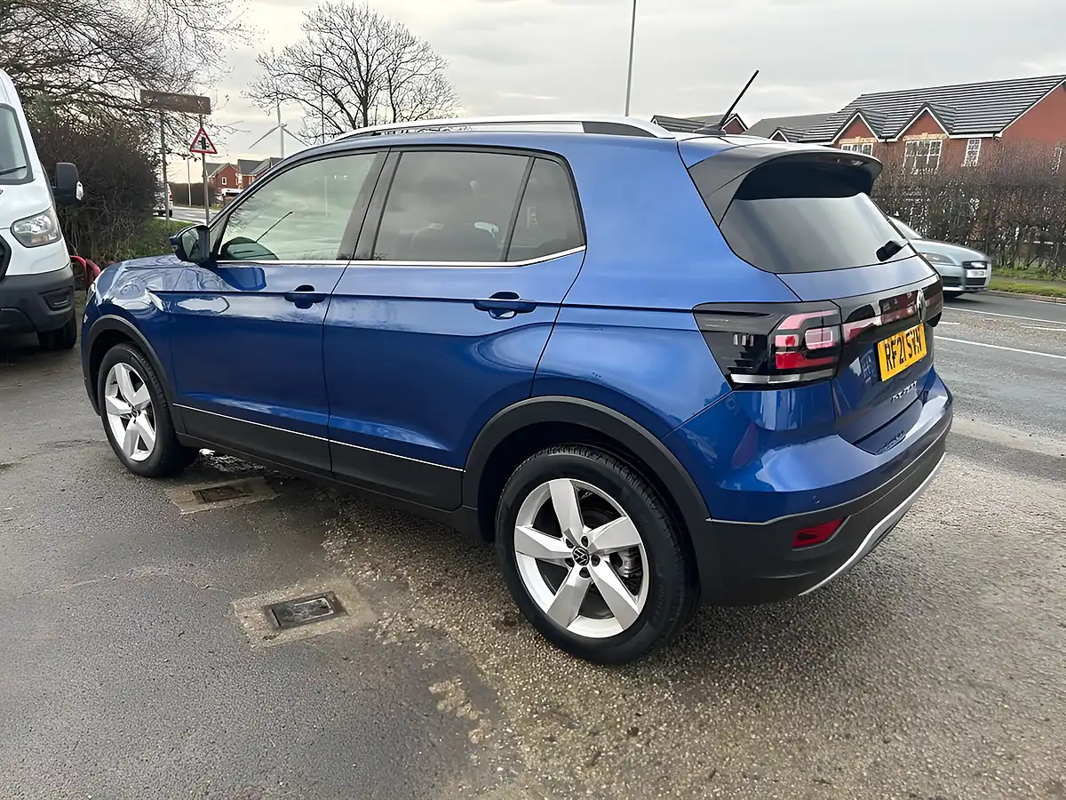 Used 2021 Volkswagen T-Cross Sel Blue - Interior and Exterior details 6