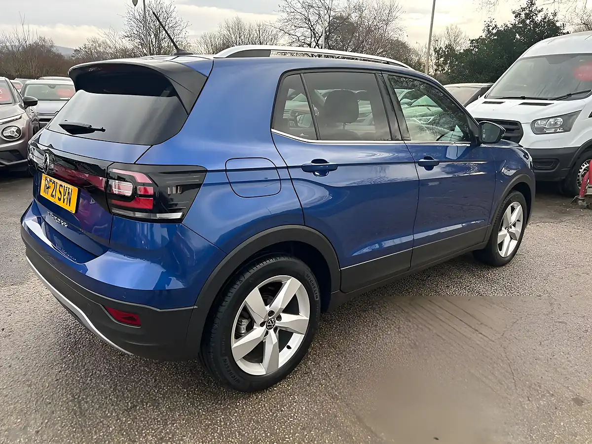 Used 2021 Volkswagen T-Cross Sel Blue - Interior and Exterior details 7