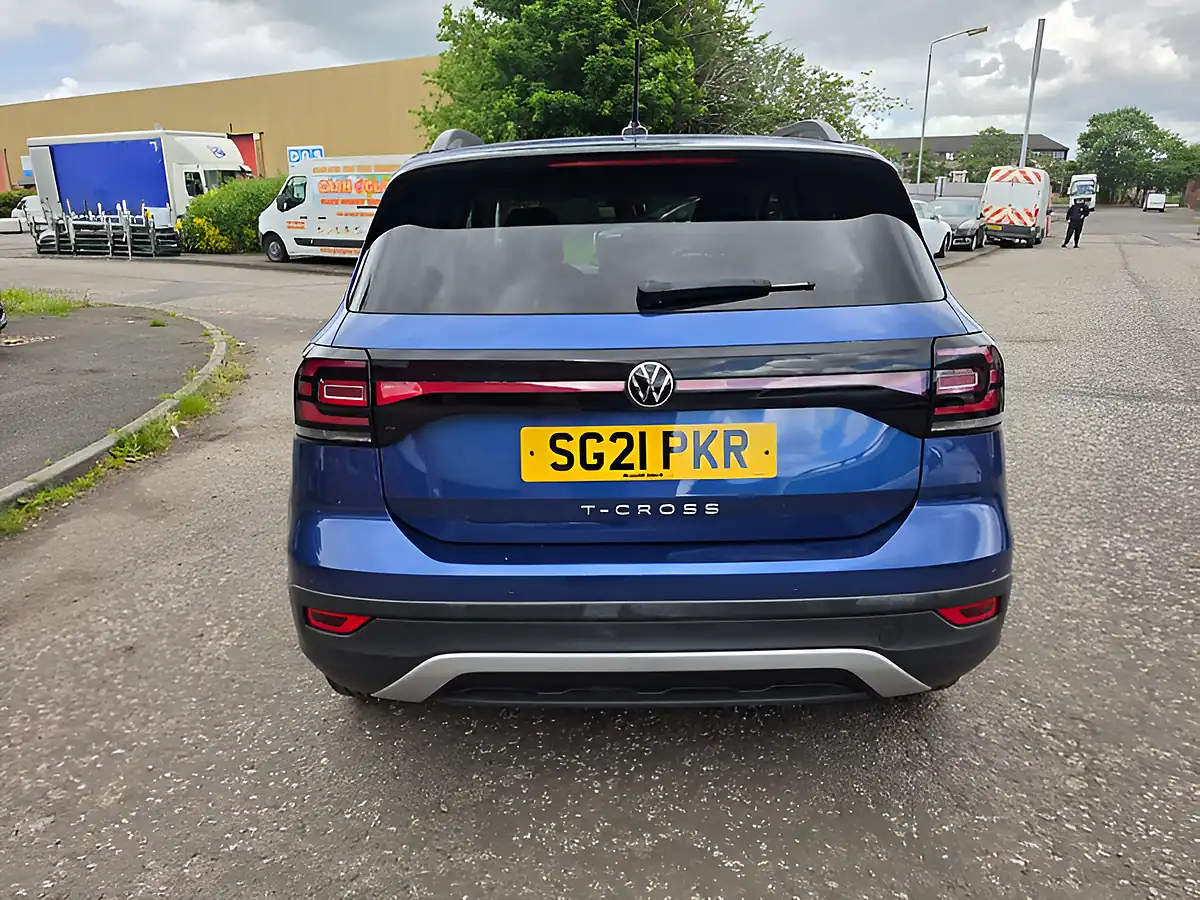 Used 2021 Volkswagen T-Cross United Blue - Interior and Exterior details 8