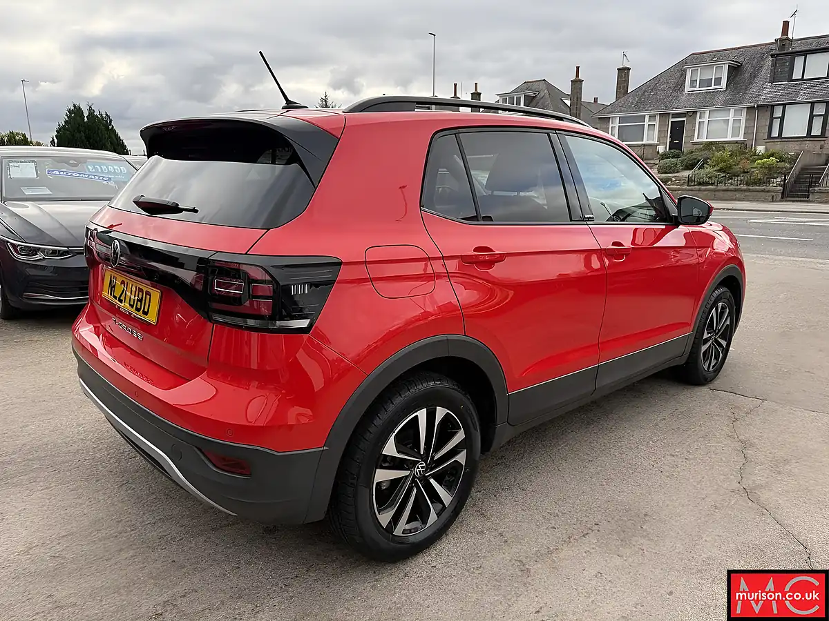 Used 2021 Volkswagen T-Cross United Red - Interior and Exterior details 5